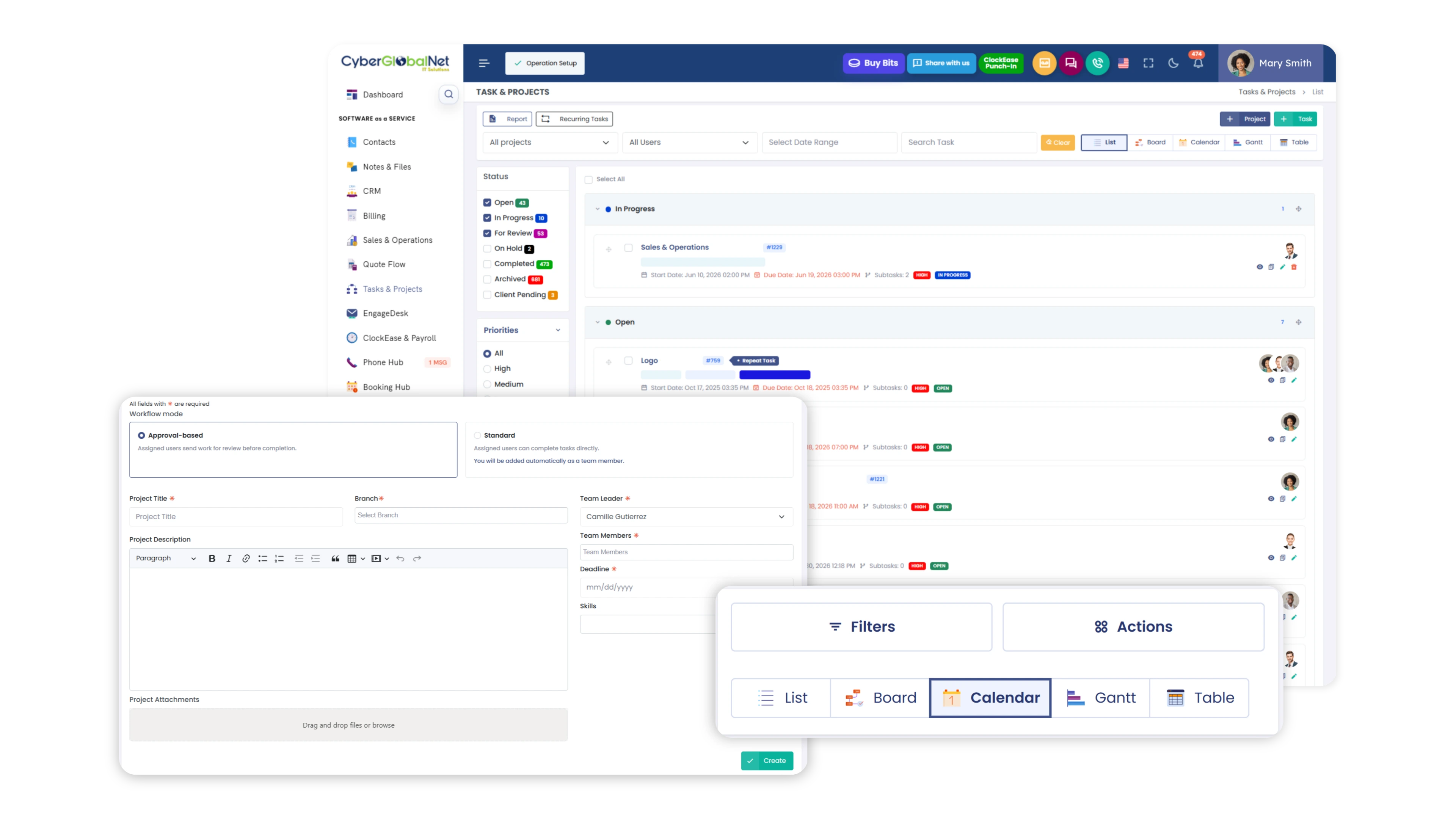 1 Tasks and Projects